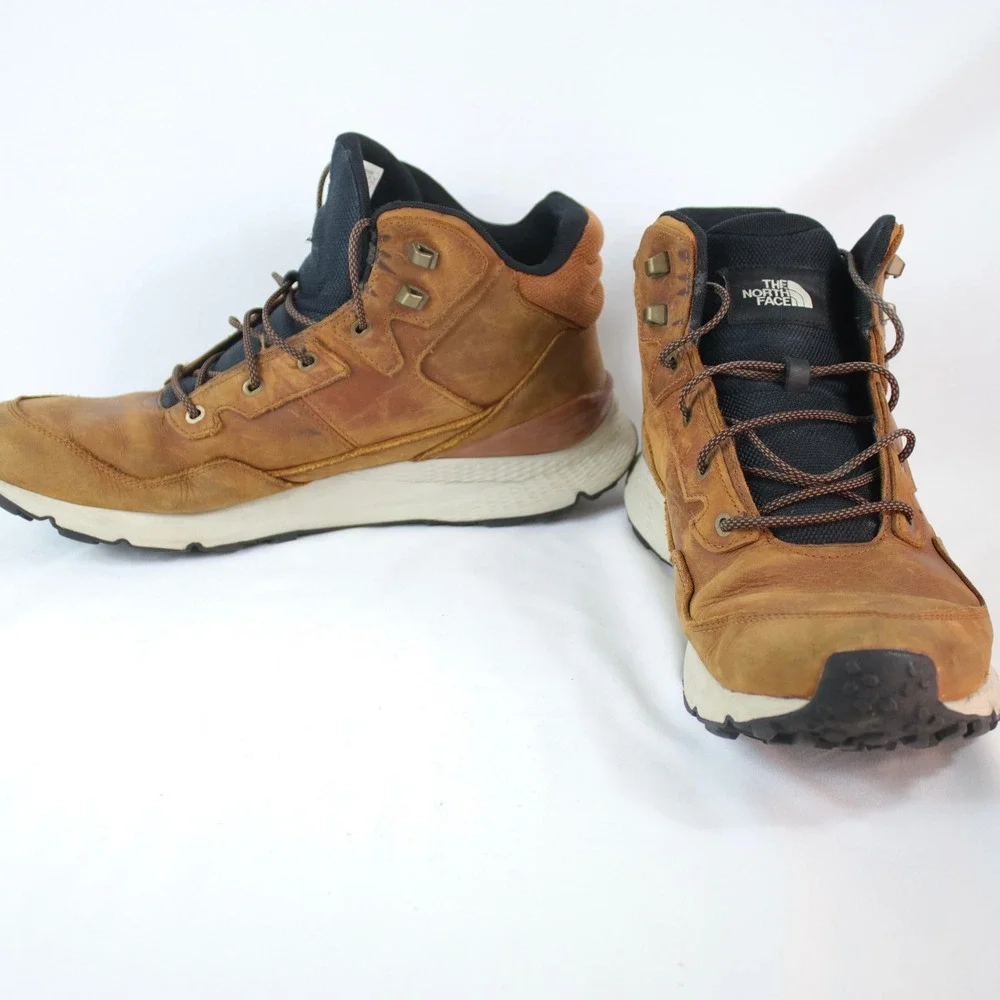 The‎ North Face Brown Safien Mid GTX Waterproof Hiking Boots Men's Size 14